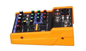 Clavax CLMC-G4 profesyonel DJ denetleyici mikser dijital ses ses kartı mikser 4 Channlel Mic/hat ses müzik konsolu mikser - Product Image 3