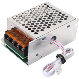 <strong>SCR</strong> Voltage Regulator Dimmer 4000W 220V AC Power Regulation Electric Motor Speed <strong>Controller</strong> Thermostat for Small Motors - Product Image 3