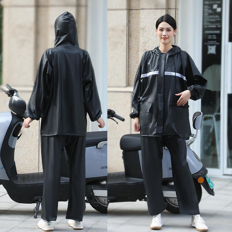 Pvc full plastic thickening-pocket face-mysterious black