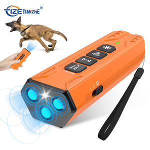 جهاز تحكم خارجي محمول في إيقاف لحاء النباح 3 جهاز رادع ينبح الكلب بالموجات فوق الصوتية مع ضوء LED - Product Image 1