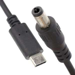 USB tip C erkek DC 5.5x2.5mm 5.5x2.1mm erkek Jack güç şarj güç kablosu Laptop için telefon - Product Image 5