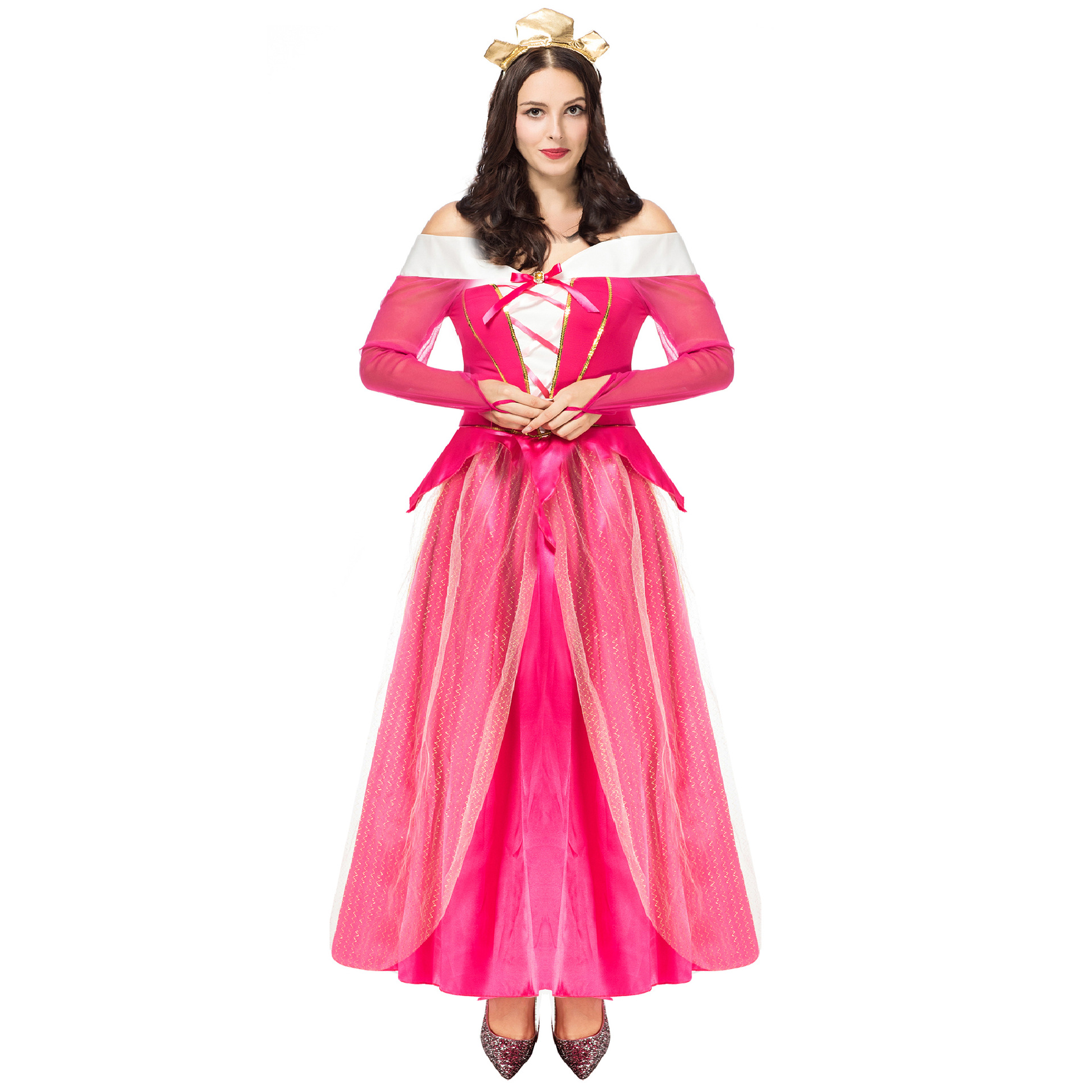 Robe avec une crinoline