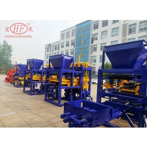 Gạch nhỏ lát máy làm gạch rỗng gạch khuôn khoe khóa gạch Máy làm gạch công cụ đặt khối dây chuyền sản xuất - Product Image 2