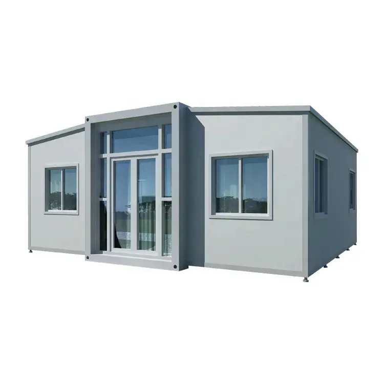 20ft Geprefabriceerde Modulaire Uitbreidbare Containerhuizen Met Lichte Stalen Structuur Frame Easy Live Home