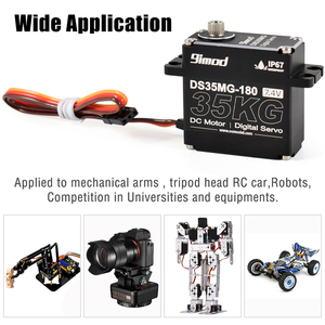 9imod <strong>Servo</strong> 15KG 20KG 25KG 35KG Waterproof <strong>Servo</strong> Motor Metal Gear <strong>Servo</strong> for <strong>Arduino</strong> Traxxas trx4 Scx10 1/8 1/10 1/12 RC Car