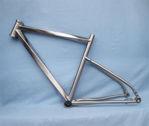 Titanium Bike Frame New <strong>Helix</strong> <strong>Tube</strong> Thru Axle Internal Cable Disc Brake 700C or 650B - Product Image 5