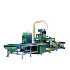 Enrutador CNC profesional de la serie E de China con sistema de descarga de carga automática para procesamiento industrial de madera - Product Image 1