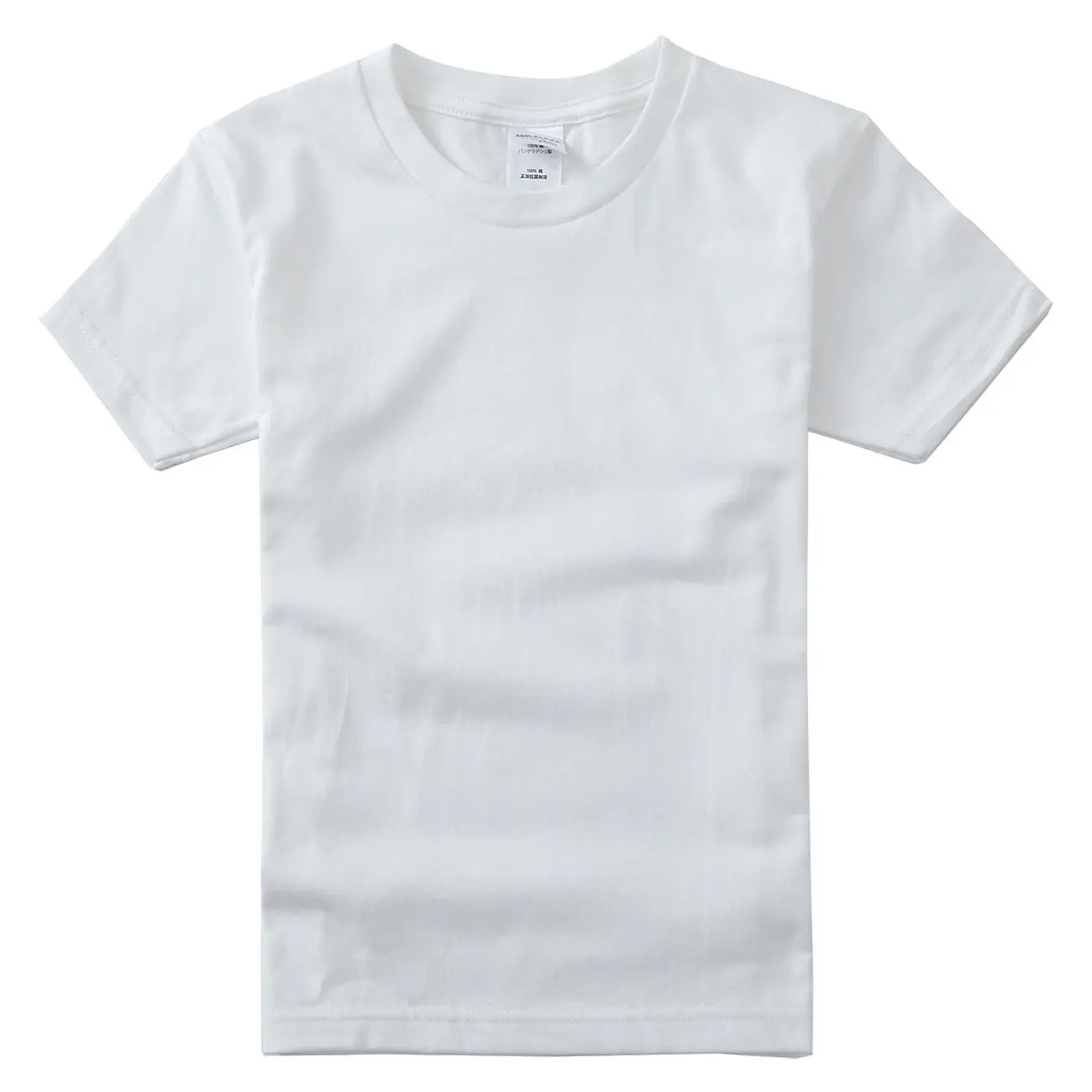 Oem Odm 여성용 오버사이즈 반팔 스트리트웨어 일반 흰색 라운드 넥 티셔츠 유기농 면 셔츠 맞춤형 티셔츠 인쇄