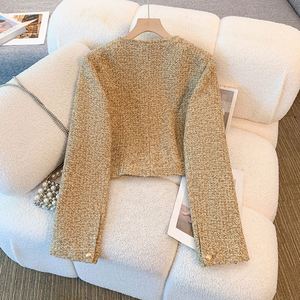 精致夹克2025新款女春秋气质高档圆领短款上衣 - Product Image 4
