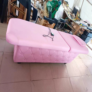 Kingshadow meja pijat elektrik, tempat tidur Salon kecantikan, merah muda, pijat, getah wajah mewah - Product Image 3