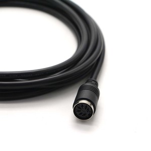 Factory OEM/ODM 7 Pin Din <strong>Midi</strong> Female to Male M/M F/F <strong>Controller</strong> Interface Audio Cable With Assembled Magnetic Loop Ferrite - Product Image 1