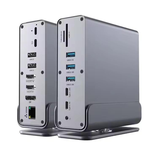 <strong>USB</strong>-<strong>C</strong> Docking Station Dual HDTV 4K MST 16-1 <strong>USB</strong> 3.0 HUB Interface Multi-Function <strong>3.1</strong> Splitter <strong>Adapter</strong> for MacBook Desktop Mon - Product Image 1
