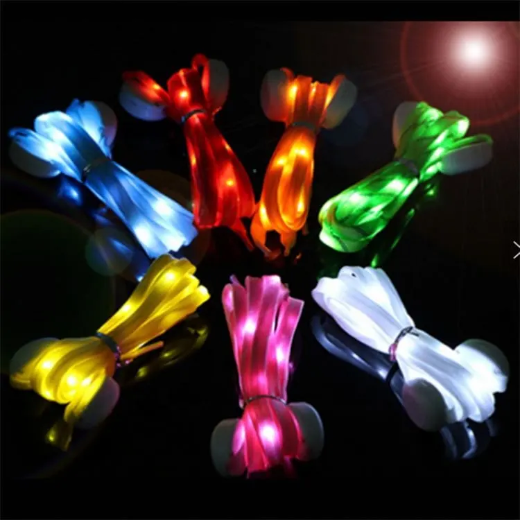 Cordones de zapatos brillantes LED para chica, para fiestas, eventos coloridos