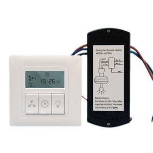 WiFi Decken ventilator Fernbedienung skit mit LCD-Display Smartphone APP steuerbar - Product Image 2