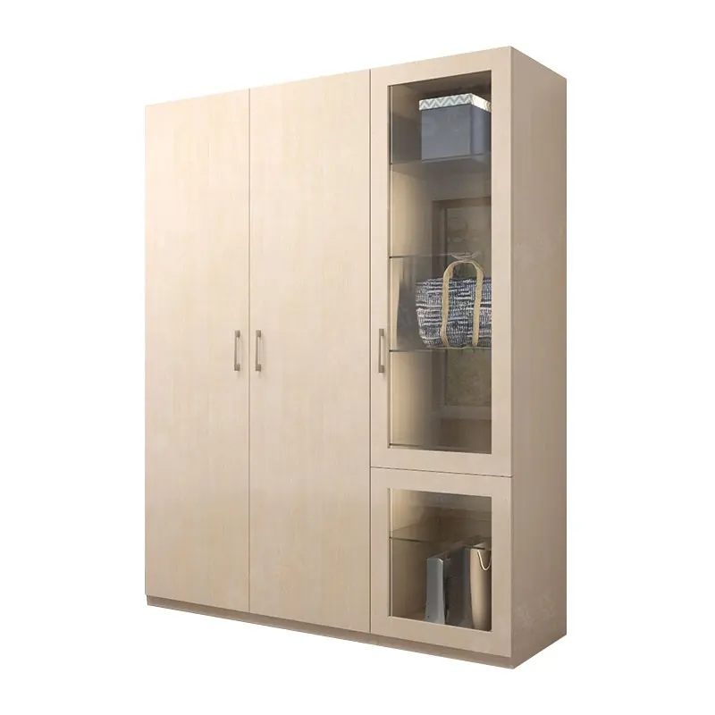 Armarios modulares modernos, armario de madera, organizador de dormitorio, muebles grandes