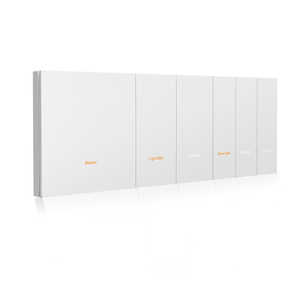 Luxus licht Druckknopf 220V Schalter 1-4 Gang 1/2 Weg Wand Elektrischer Netzschalter Haushalts leuchte EIN AUS Panel Matter System - Product Image 6