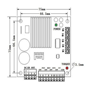 <strong>Low</strong>-voltage <strong>DC</strong> Four-quadrant Regeneration Pulse Width Speed Governor <strong>Dc</strong> Motor <strong>Pwm</strong> <strong>Controller</strong> - Product Image 5