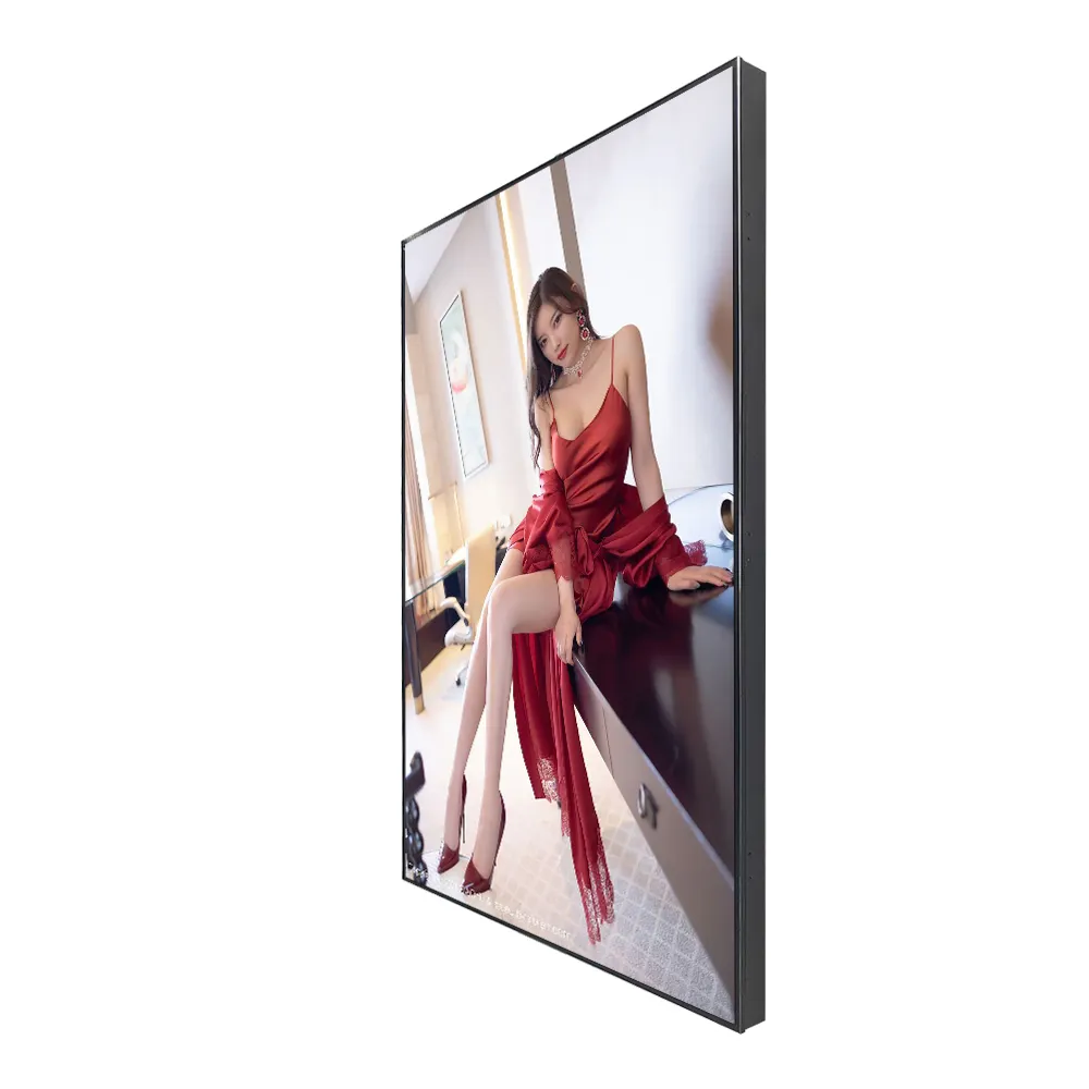 2023 New Product 43inch Ultra-thin Wall-mounted Indoor Advertising LCD Screen For Window Display