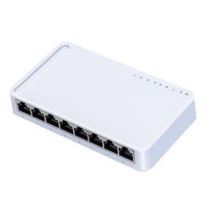 8 porte ad alte prestazioni 100/1000M Switch Ethernet Megabit di rete Hub non gestito per Desktop con QoS SNMP 12 mesi - Product Image 2