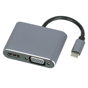 热4合1 USBC高清电视c型至高清电视4k适配器VGA 1080P USB3.0音频视频家用监视器投影仪笔记本电脑转换器 - Product Image 1