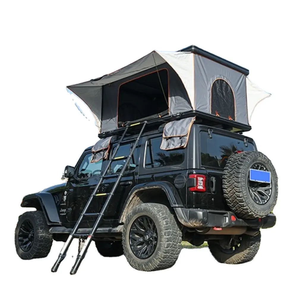 Tienda de techo automática impermeable para viajes de Camping al aire libre y todoterreno SUV coche pista de recogida Material de poste de aluminio