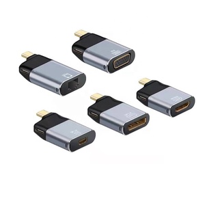 Type-C to DP/HDTV/VGA/迷你DP/RJ45以太网适配器4k高清视频转换器usb-c适配器，带PD电源 - Product Image 6