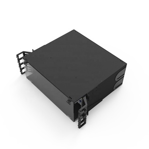 Precio de fábrica 4 RU Puerto fijo 384 LC/SC/ST/FC SPCC Panel de conexión de fibra óptica para centro de datos - Product Image 1