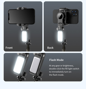 360 Rotation <strong>Following</strong> Shooting Mode Gimbal Stabilizer Selfie Stick Tripod Gimbal for iPhone Phone Smartphone Live Photography - Product Image 2
