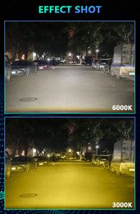 SANVI V5 190WスマートアプリコントロールLEDヘッドライト3000LM 6000K-3000Kインテリジェント冷却システム付きLED電球 - Product Image 5