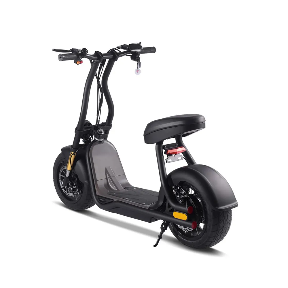 Venta caliente Mini Bike 1000W Scooters eléctricos Rueda grande Precio barato para servicio de envío de reventa