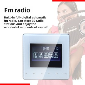 Juego de controlador de sistema de host de música de fondo para el hogar y el hotel integrado de 86 tipos, hecho de plástico duradero - Product Image 4