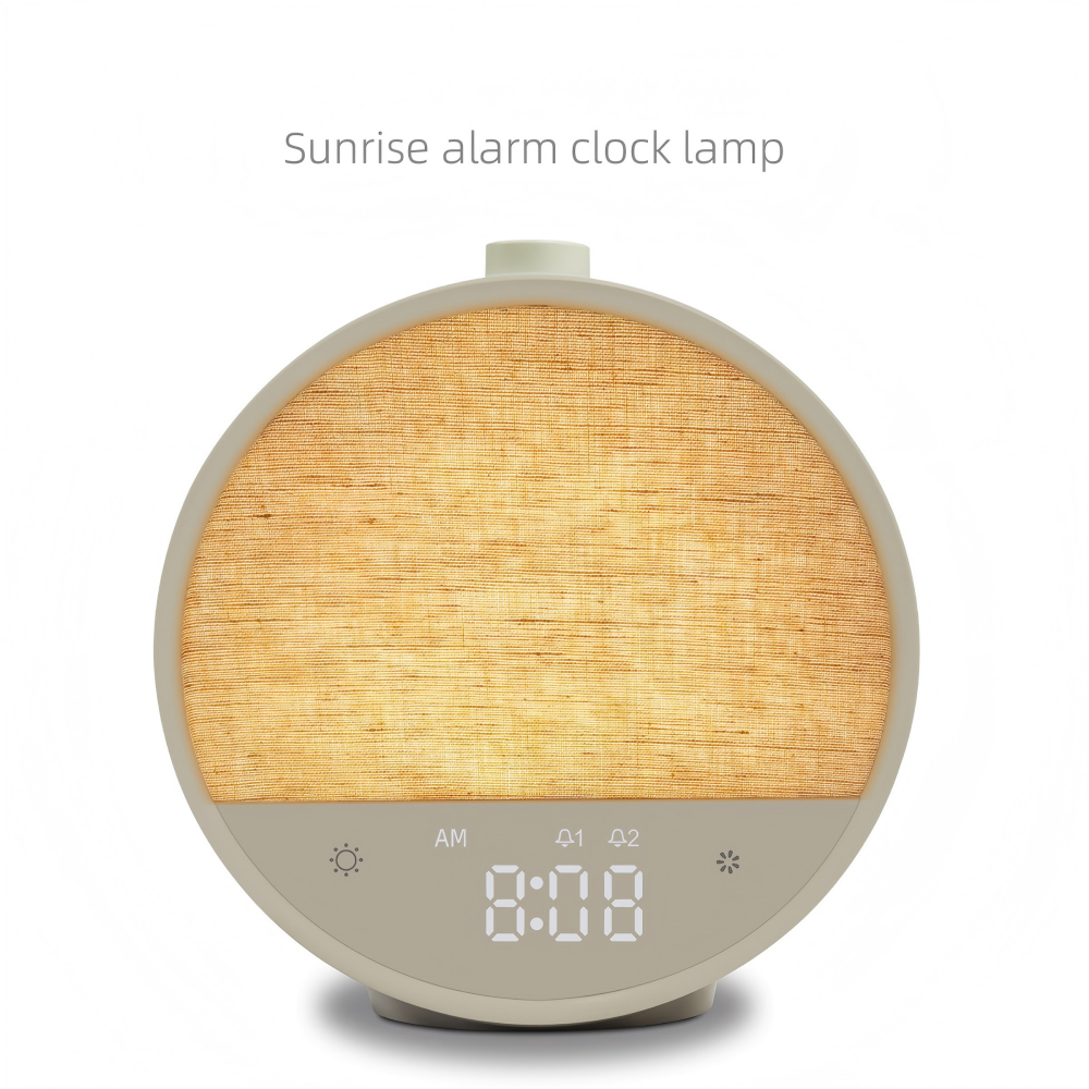 White noise sleep night light fabric wake-up lamp alarm clock