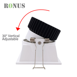 IP44 <strong>Square</strong> <strong>5W</strong> Spot 7W Down Light Anti Glare <strong>LED</strong> Adjustable COB Indoor Recessed Downlight - Product Image 4