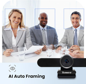 TENVEO webcam все в одном VA4K 3840x2160 30fps AI функция Type-C веб-камера с микрофоном и динамиком для игровых встреч в прямом эфире - Product Image 4