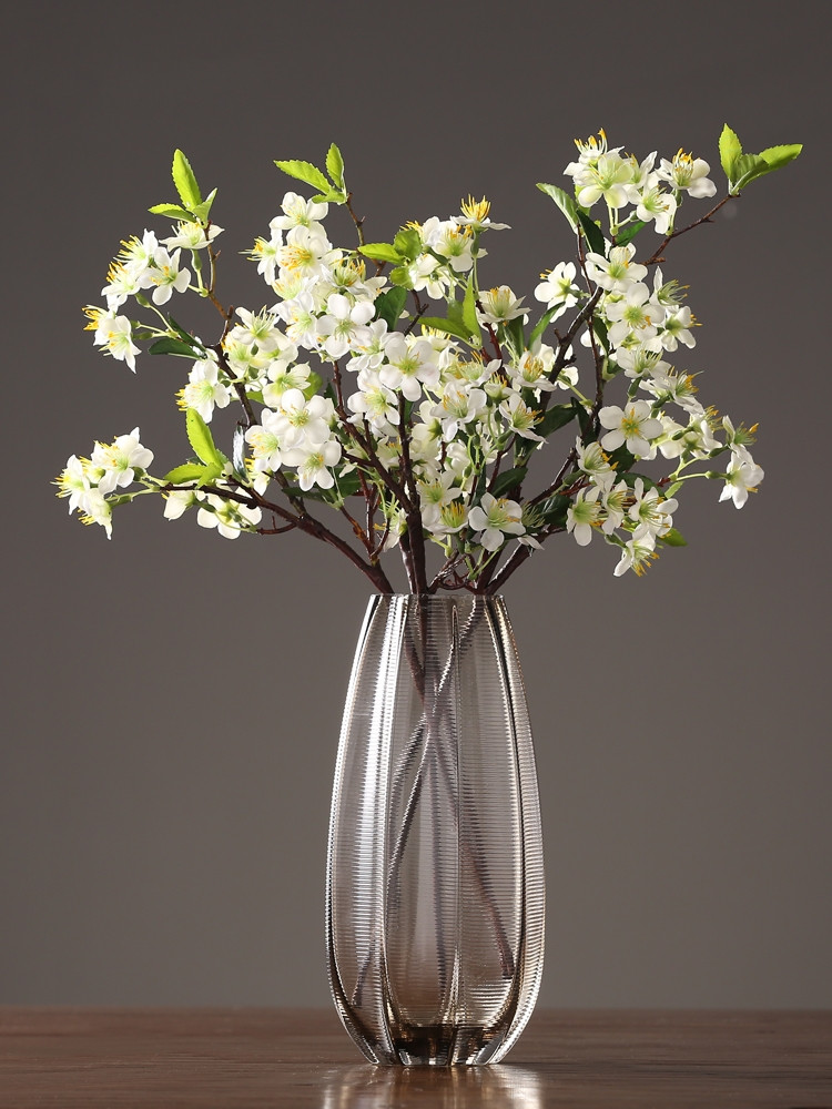 Factory Produced Wholesale Glass Flower Vase for Home Decor