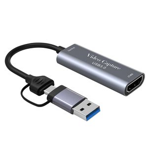 2 in 1 HDTV to USB3.0 TYPE C Audio Video <strong>Adapter</strong> Capture Connector 4K 60HZ <strong>Usb</strong> c to HdTV Docking <strong>Adapter</strong> Cable for Computer - Product Image 5