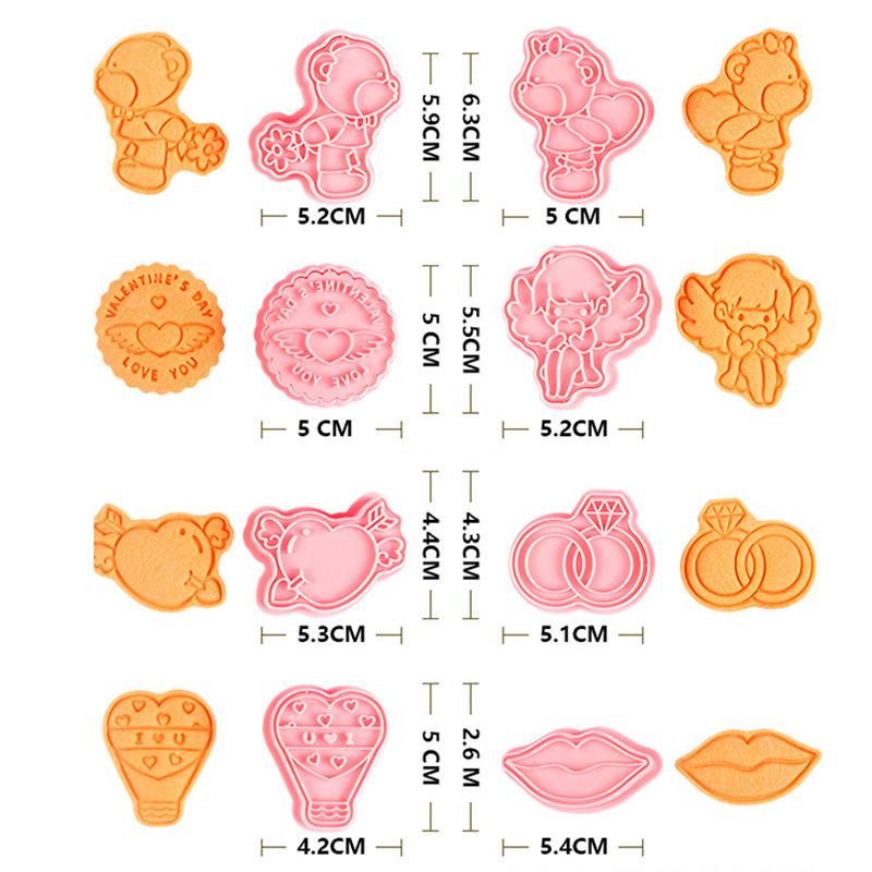 8 pcs/set Saint Valentin