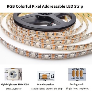 Tira de luz LED RGB inteligente, RGB, programable, digital, WS2811, WS2812B, WS2815, UCS1903 - Product Image 2