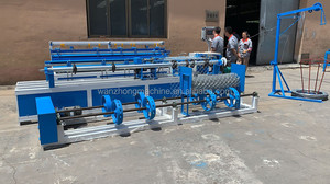 Chain Link Fence Making Machine <strong>G</strong>.<strong>I</strong> Wire Black Wire Diamond Mesh 1.3 - 4 Mm ISO and CE <strong>Provided</strong> WZ-CLF-3000A Wanzhong 2 Years - Product Image 2