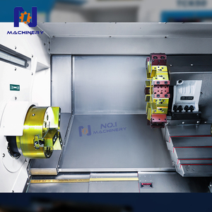 Máquina de torno CNC de cama inclinada TCK50 con función de torneado y fresado para procesamiento de metales ligeros - Product Image 5