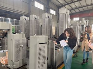 เครื่องทดสอบการบีบอัดเซอร์โวไฟฟ้าไฮดรอลิก HST-YAW5000E 500T เครื่องทดสอบการบีบอัด500T