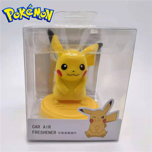 アニメ漫画Pockemon置物PockemonピカチュウPVCフィギュアフィギュアかわいいオーナメントルームカーキャビネットワードローブアロマセラピー香水