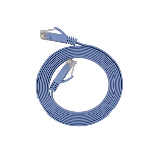 Shenzhen D-Sunty High-Speed Blue Copper <span class=keywords><strong>Internet</strong></span> Wire Cabo Ethernet Cabo de fibra óptica IPTV Umidigi CAT6 UTP FLAT <span class=keywords><strong>Networking</strong></span>