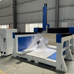 大幅面4轴3d数控聚苯乙烯泡沫路由器冲浪板成型机 - Product Image 6