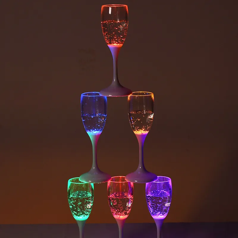 Bomboniera personalizzata con etichetta privata personalizzata illumina i bicchieri e le tazze per feste al neon PS per uso alimentare