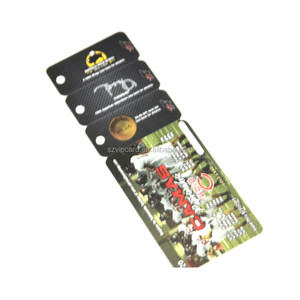 定制条形码印刷尺寸2部分卡高品质聚氯乙烯卡 - Product Image 5