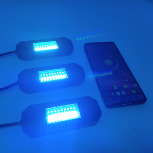8 Pods RGBW <strong>LED</strong> Rock Lights - Multicolor Underglow Neon Light Kit with Blue-tooth Controller, Music Mode - Product Image 4