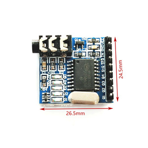 MT8870โมดูลถอดรหัสเสียง DTMF โมดูลโทรศัพท์ถอดรหัสเสียงพูดโมดูลบอร์ดเสียงไฟ LED พร้อมหมุด - Product Image 4