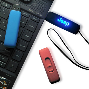Unidad flash USB Led cifrado usb stick USB persalizado 3,0 deslizante caja de goma suave memoria pendrive - Product Image 2