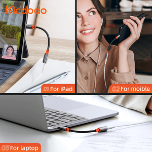 Mcdodo 756/501 Type C <strong>Audio</strong> Adapter USB-C to DC 3.5MM Headphone Jack DAC Adatpers &amp; <strong>Connectors</strong> for Ipad Samsung Xiaomi Vivo Oppo